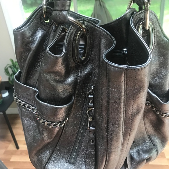 b. makowsky Handbags - B. Makowski Silver Handbag